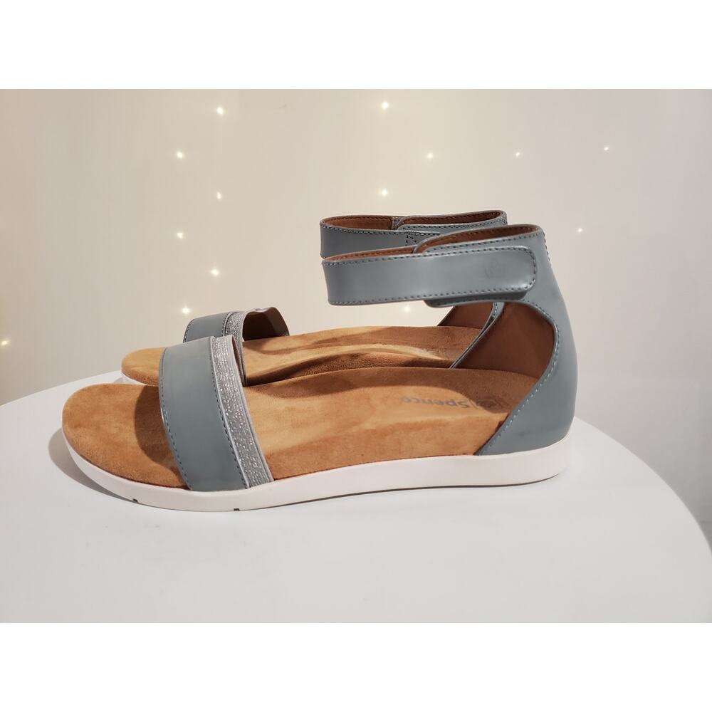 Ankle-Strap Women's Sandals in Light Blue